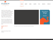 Tablet Screenshot of designbystudiom.com